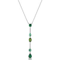 Collier Brosway Femme FANCY LIFE GREEN in Argent Cubic Zirconia FLG150